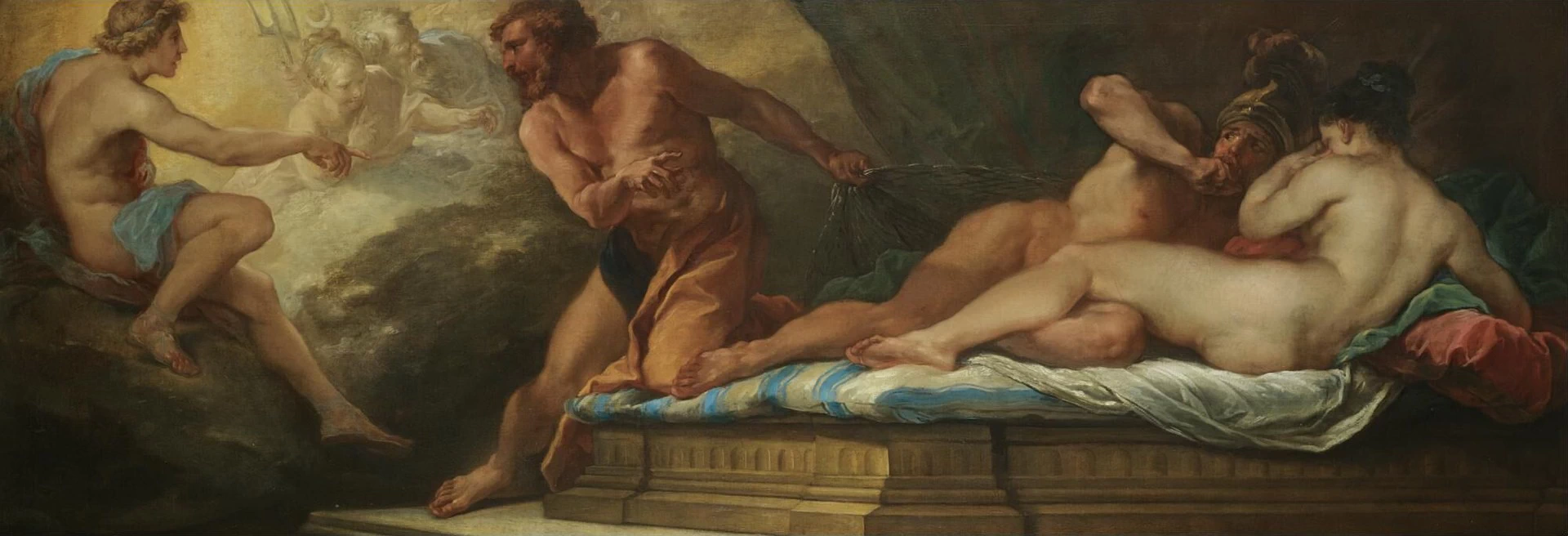 Marte e Venere intrappolati da Vulcano